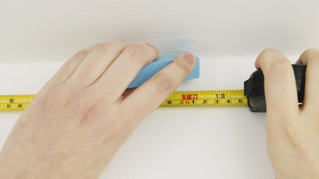 Afmeten en aftekenen voor het schilderen Afmeten en aftekenen voor het schilderen