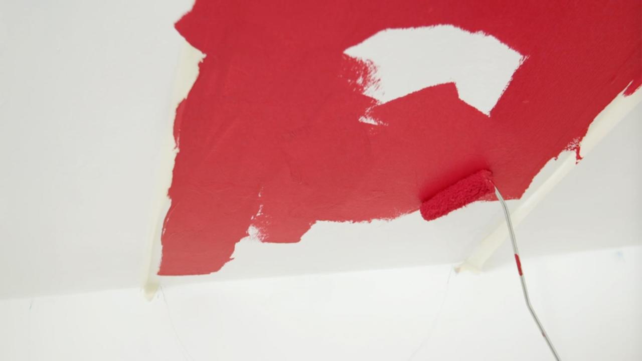 peindre plafond rouge peindre plafond rouge thème de cirque