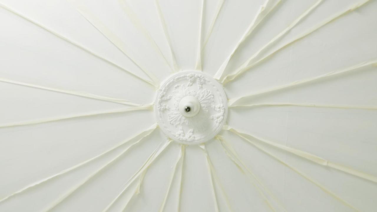 Plafond afplakken Hoe je plafond afplakken als je motief wil schilderen ?