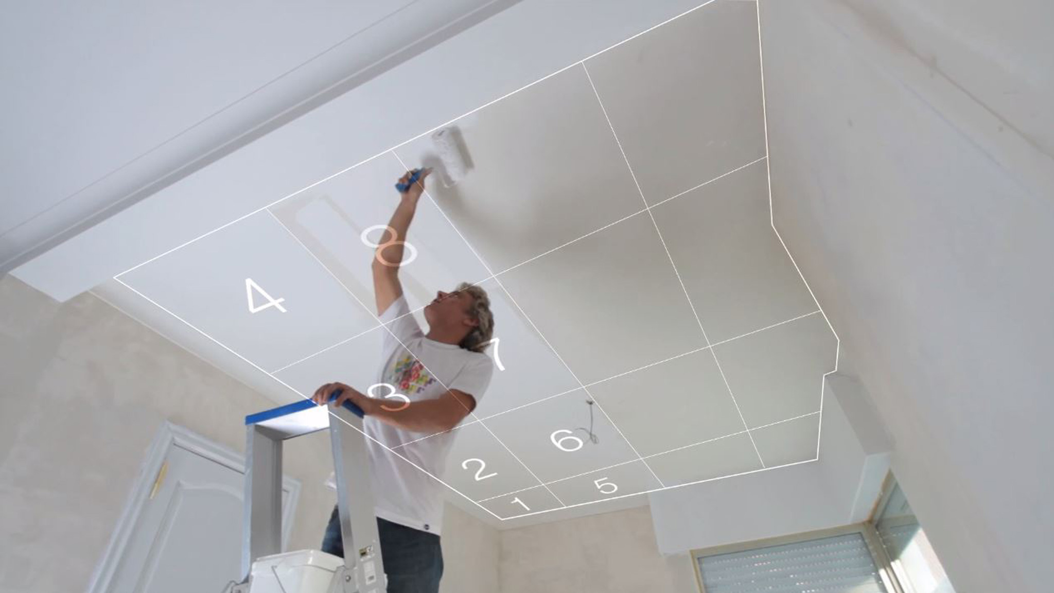 plafond schilderen Hoe plafond schilderen - verven voor plafonds