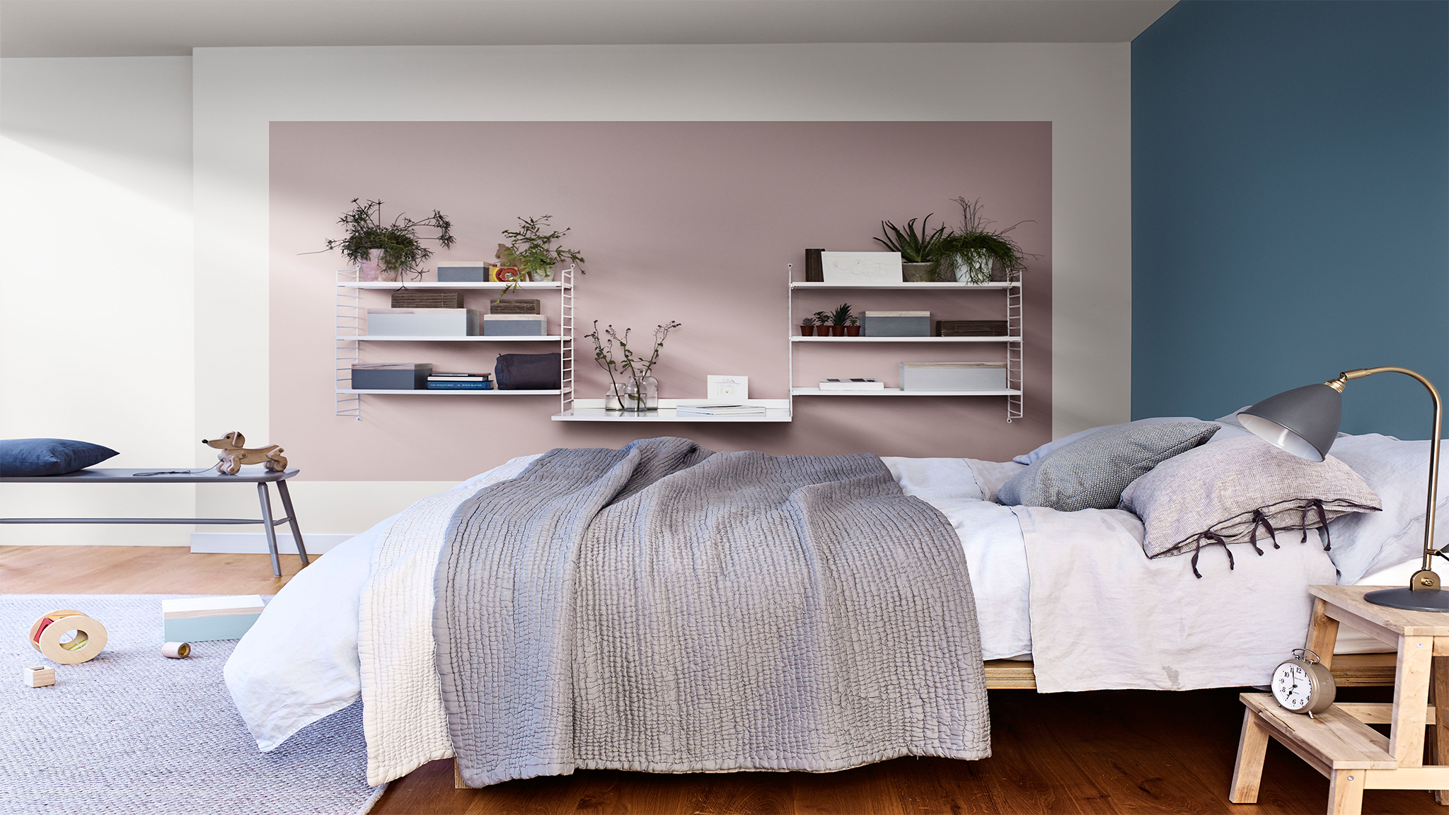 Relaxte kleuren slaapkamer Relaxte pastelkleuren voor in de slaapkamer