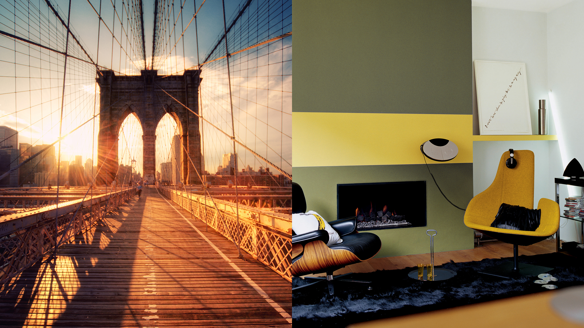 Une palette de couleurs urbaine, optimiste Créez une palette de couleurs urbaine, avant-gardiste avec des touches de fluo sur un gris élégant, ou inspirez-vous de la silhouette des immeubles de la ville au coucher du soleil pour une ambiance chaude et décontractée.
